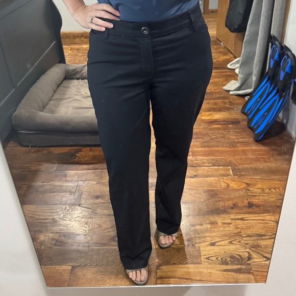 Lee Flexmotion Black Dress Pants - Picture 1 of 14
